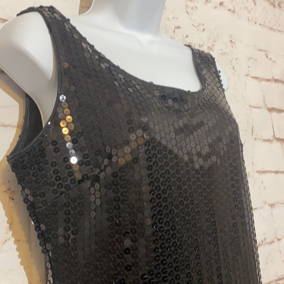 ✨VINTAGE✨ Glenrob Sequin Cocktail Dress, Size M - Picture 3 of 7